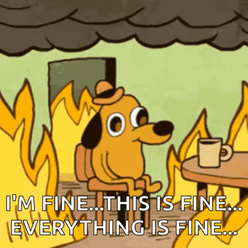 Illustration — This is Fine